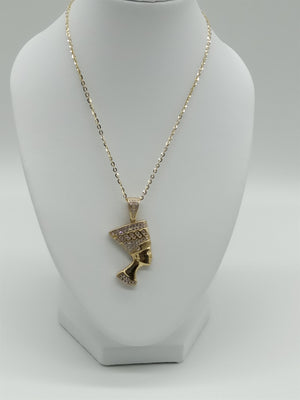 Collier et pendentif Néfertiti