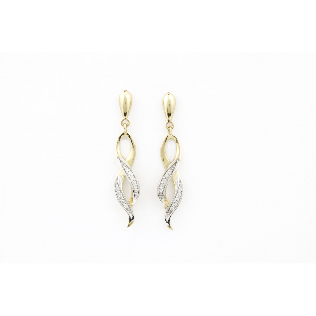 Boucles d'oreilles à diamants INFINITY