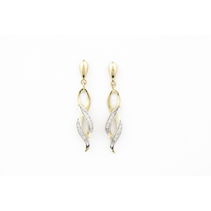 Boucles d'oreilles à diamants INFINITY