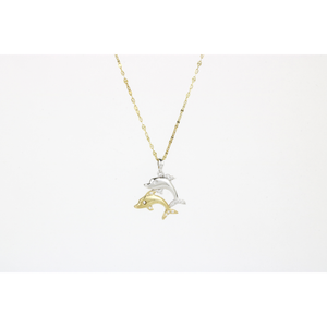 Collier à diamants DOUBLE DAUPHINS